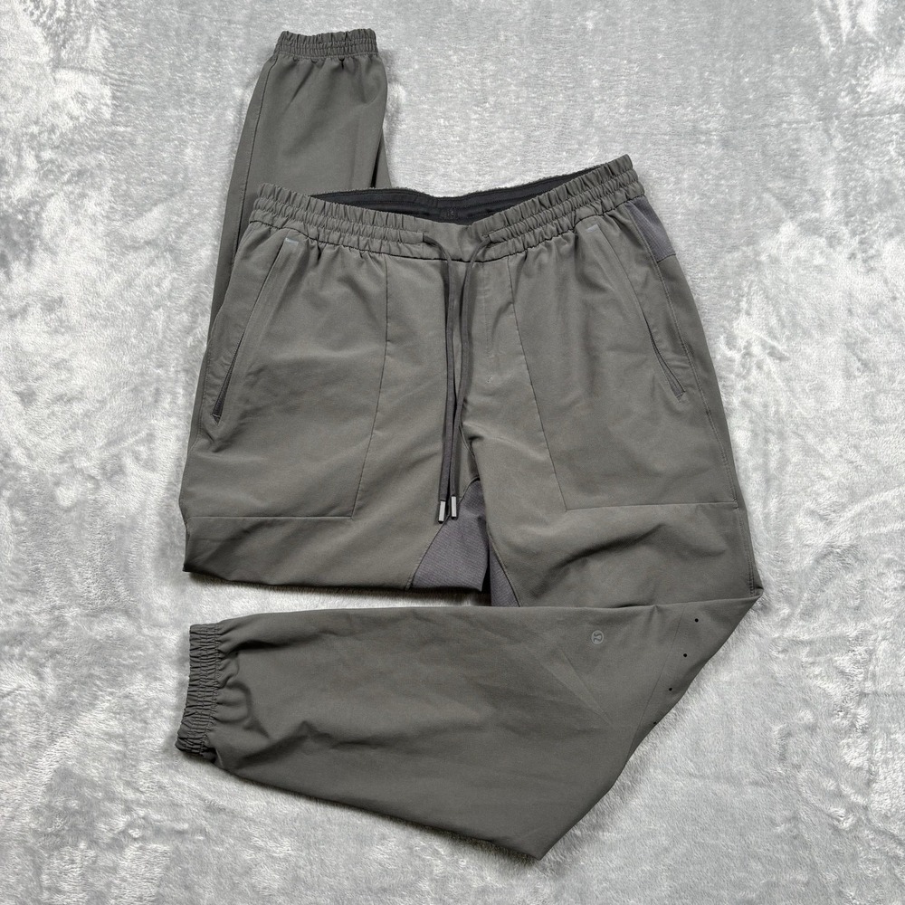 Lululemon License To Train Jogger Pants LM5AEGS Charcoal Dark Gray Mens Size L
